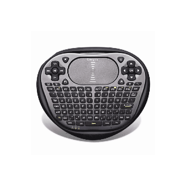 Ovegna T8: Mini 2,4 GHz Wireless AZERTY-Tastatur, Wireless mit Touchpad, für Smart TV, PC, Mini-PC, Raspberry PI 2/3, Konsolen, Laptop, PC und Android-Box 